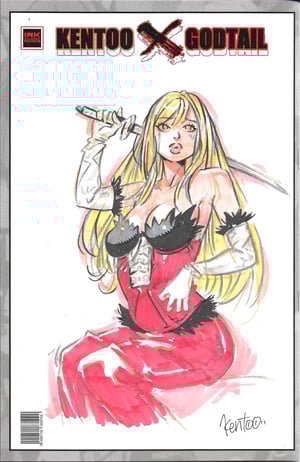 Image of  Pre-Order: CROSS//OVER – The Art of Kentoo & Godtail *Signed & Remarque * 