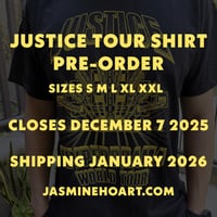 Image 1 of Justice Hyperdrama Tour Shirt [PRE-ORDER CLOSES DECEMBER 7]