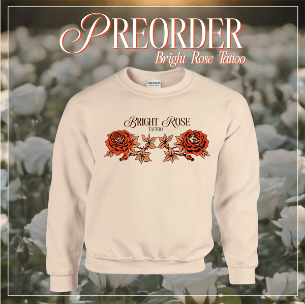 Image of   "Bright Rose" Crewneck