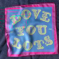 Image 3 of Love You Lots Silk Pocket Square