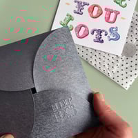 Image 5 of Love You Lots Silk Pocket Square