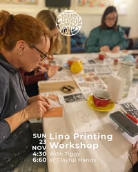 Image 1 of Lino Printing Workshops with Tiggy