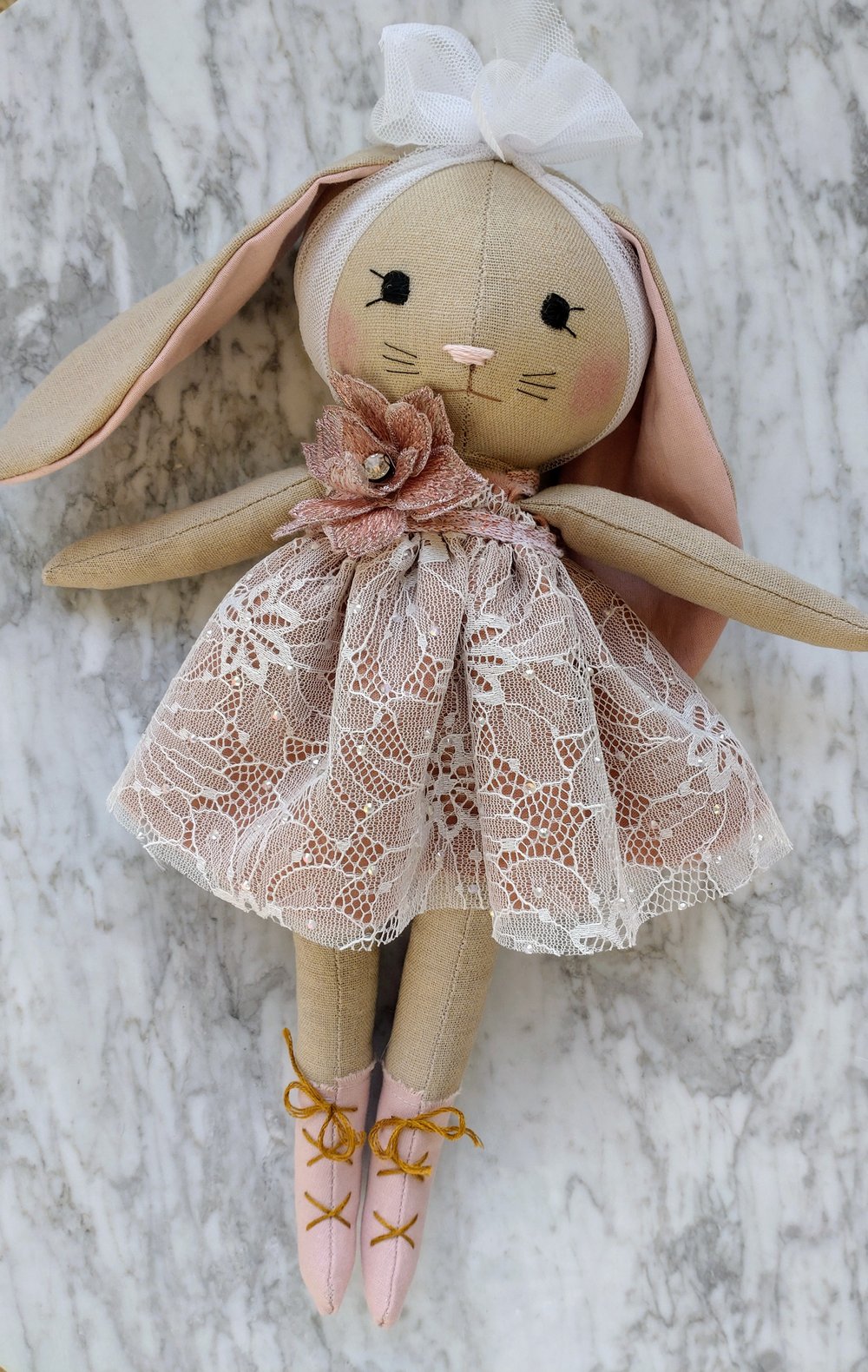 Image of Bunny in Dusty pink
