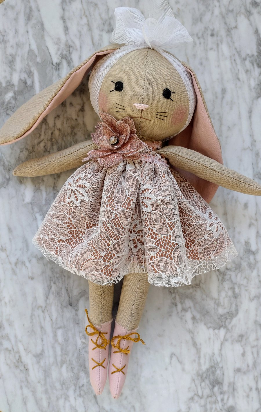 Image of Bunny in Dusty pink