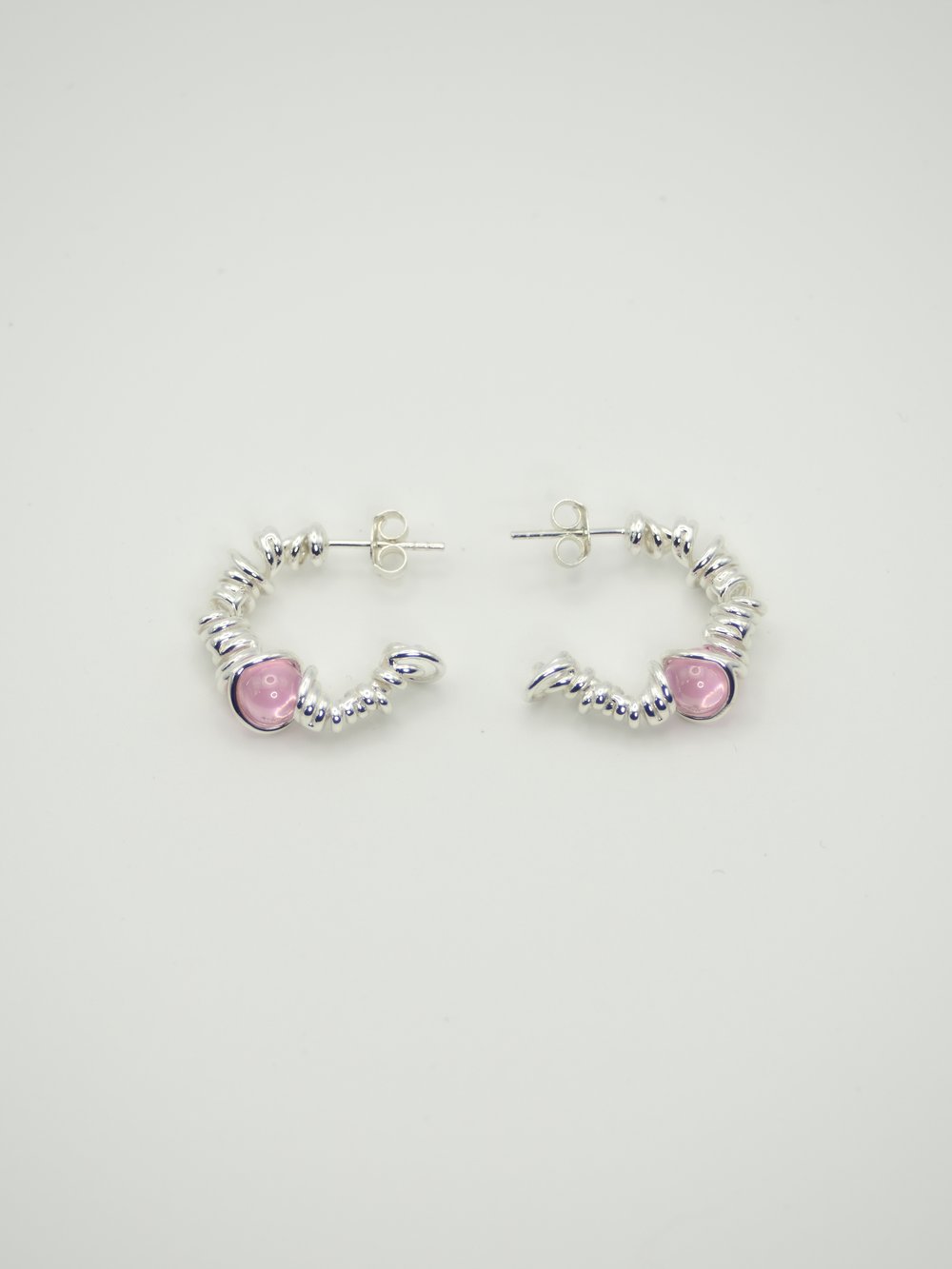PLANET EARRING PINK