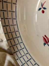 Image 7 of Service assiettes creuses "Roseraie" Digoin et Sarreguemines