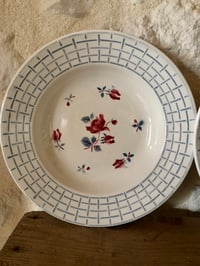 Image 4 of Service assiettes creuses "Roseraie" Digoin et Sarreguemines