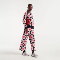 Image 3 of Jersey de punto jacquard con estampado corazón flor