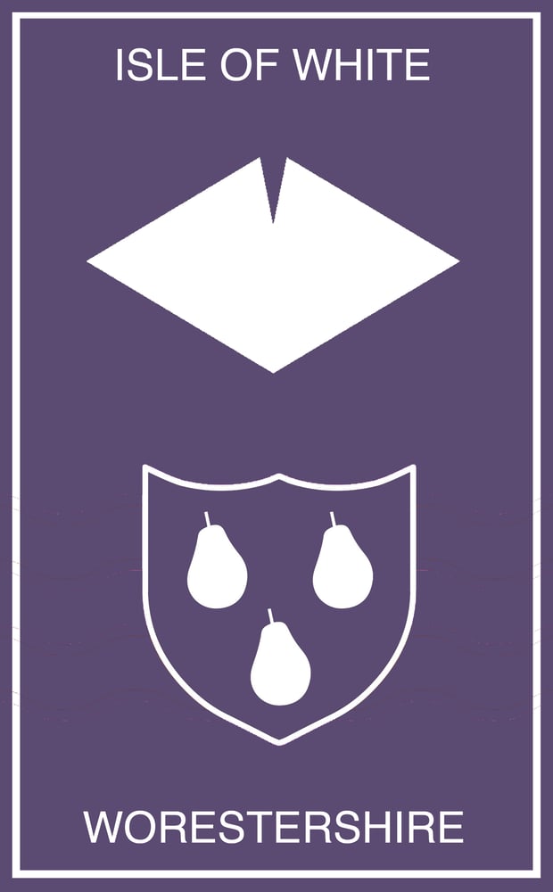 Image of Ceremonial County Tape Series Vol.XXI - Isle of White | Worcestershire