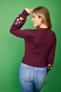 Image 3 of Jersey Cenicienta Burdeos