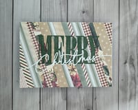 Striped Christmas Card - Merry Christmas