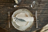 Image 3 of Organic Cotton Red-Legged Partridge Napkin – Set of 2