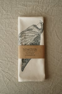 Image 2 of Organic Cotton Red-Legged Partridge Tea Towel