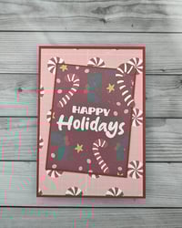 Candy Canes and Peppermints - Christmas Card