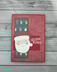 Holly Jolly Santa - Christmas Card