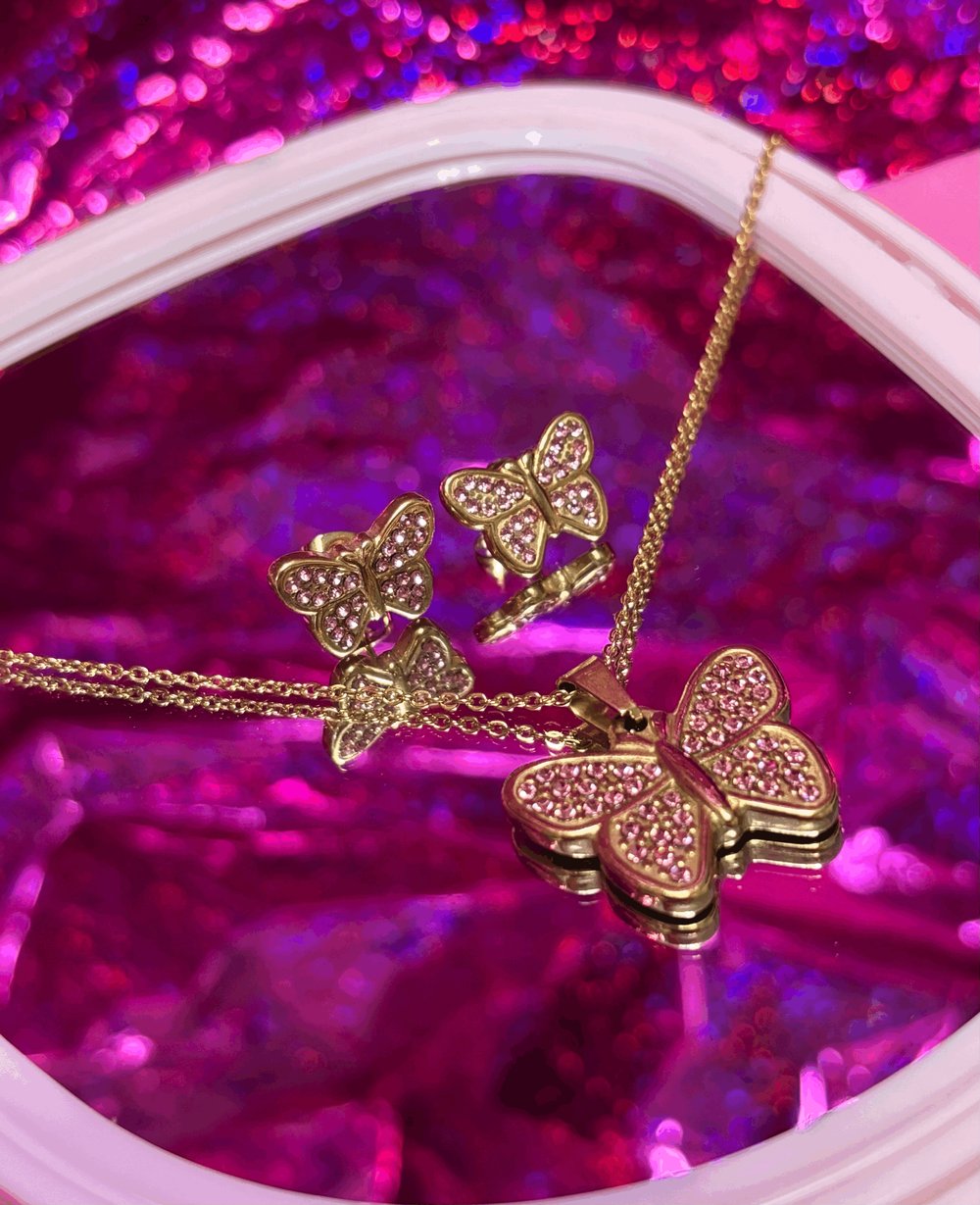 Image of Pink Butterfly / Mariposa Rosada