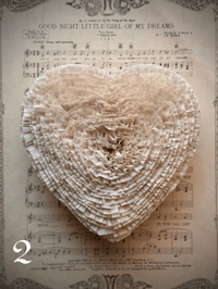 Image 3 of Antique White Heart Candy Boxes (2 options)