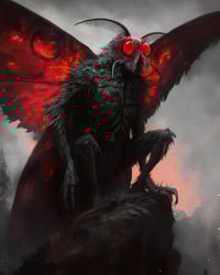 Image 3 of Mothman - Fine Art Print