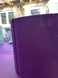 Image of SALE Double Sided Purple Linen Vintage Mist Grandiose Shade 30CM