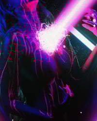 Image 2 of Synthwave Overload - Fine Art Print