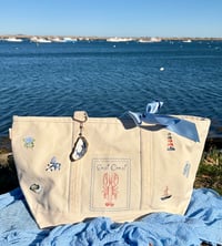 Image 2 of East Coast Lobster Tote Bag - Large Multi Icon