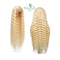 Image 1 of Labelledidi 613 Blonde Deep Wave Human Hair Lace Front Wig, 20 inches