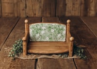 Wood Divan mit Print