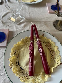 Image 1 of Personalised Leopard Candle - Pre Order! shipped 8.12.25