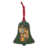 Image 2 of Holiday Family Wooden Ornament