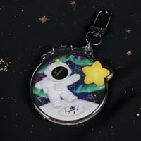 Image 4 of Onewe Starry Night Glitter Epoxy Keychains