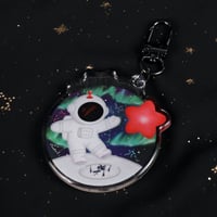 Image 1 of Onewe Starry Night Glitter Epoxy Keychains