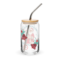 Image 2 of Mr. & Mrs. Claus Glass Cup