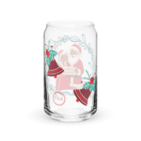 Image 5 of Mr. & Mrs. Claus Glass Cup