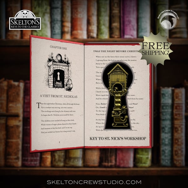 Image of Skelton's Keys to the Classics: Key to St. Nick's Workshop from Twas the Night Before Christmas!