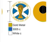 Scotland world cup 2026  enamel badge 