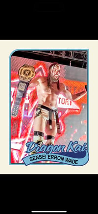 Sensei Erron Wade trading cards