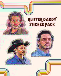 Image 1 of Glitter Daddy Sticker Pack (Pedrotober2025)