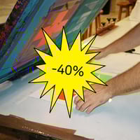 Image 1 of SILKSCREEN FLOWER / BRILLO