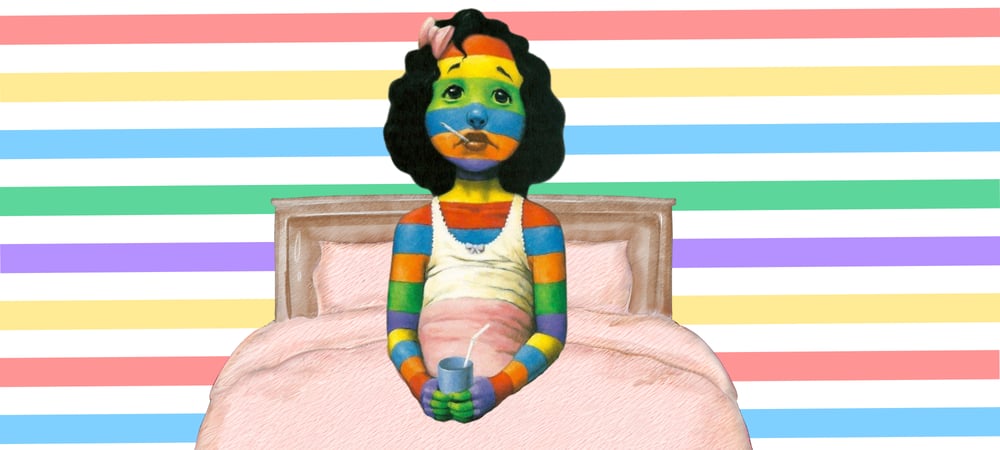 Image of bad case of stripes