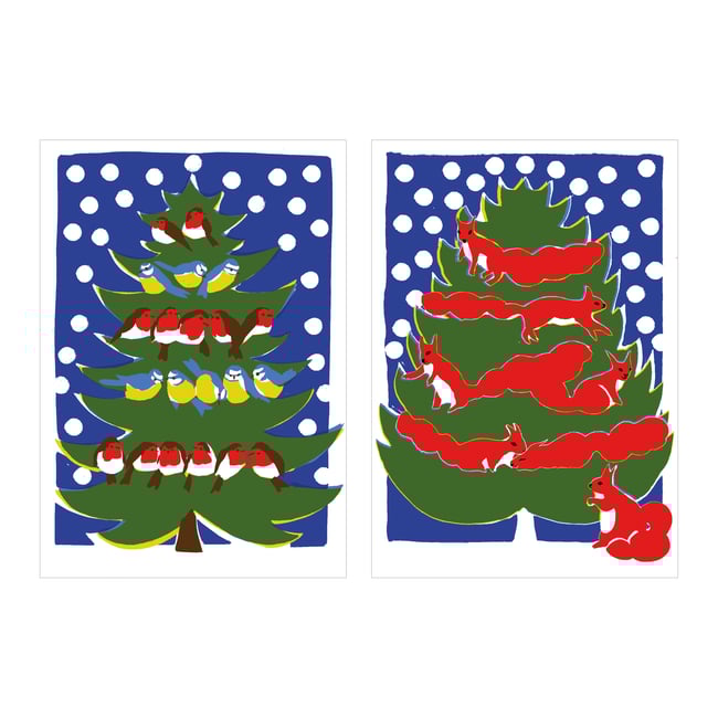 Christmas tree Christmas cards
