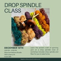 Drop Spindle Class