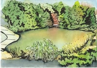 Image 1 of Original Watercolor Landscape Paintings