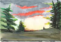 Image 3 of Original Watercolor Landscape Paintings