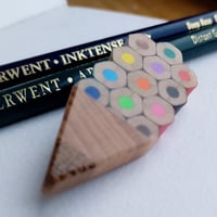 Image 2 of pencil brooch