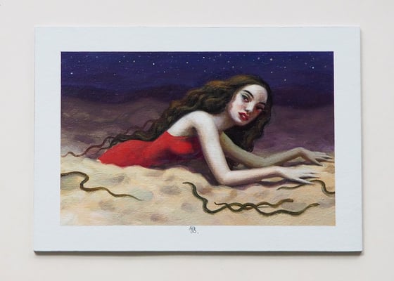 Image of Sketch of "Ghoul and the Desert" / 2025