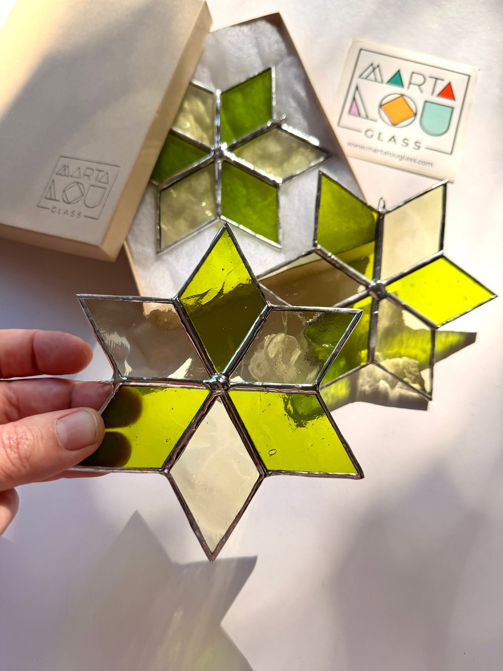 Image of Green Star Ornament