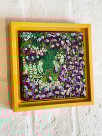 Image 2 of Meadow of Purple Wildflowers; 6x6 Inches