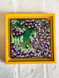 Image 1 of Meadow of Purple Wildflowers; 6x6 Inches