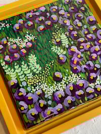 Image 4 of Meadow of Purple Wildflowers; 6x6 Inches