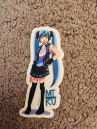 Transparent Miku Sticker